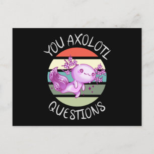 Du axolotfrågor vykort