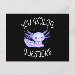 Du axolotfrågor vykort