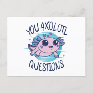 Du axolotfrågor vykort