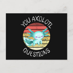 Du axolotfrågor vykort