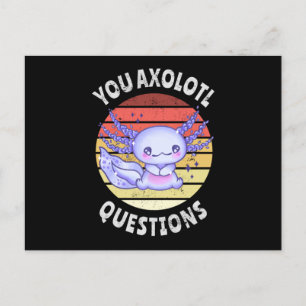 Du axolotfrågor vykort