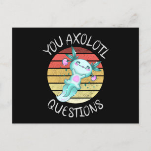 Du axolotl frågor vykort
