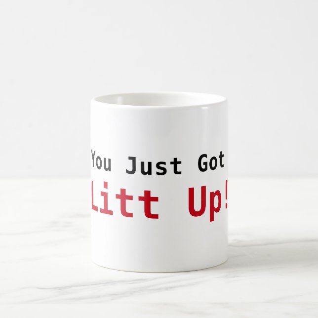 Du bara Har Litt upp! Kaffemugg (Center)