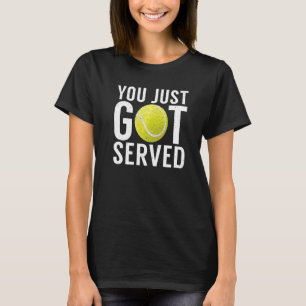 Du bara har serverade tennis t shirt