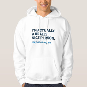 Du bara känner mig hoodie