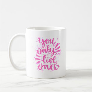 du bara lever gång kaffemugg