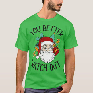 DU BÄTTRE VILL UT SANTA T SHIRT