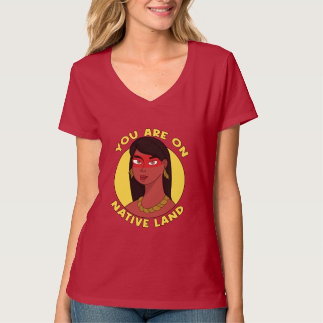 Du befinner dig på Native Land T Shirt (Framsida)