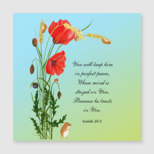 Du behållor honom i perfekt Peace Bible Verse