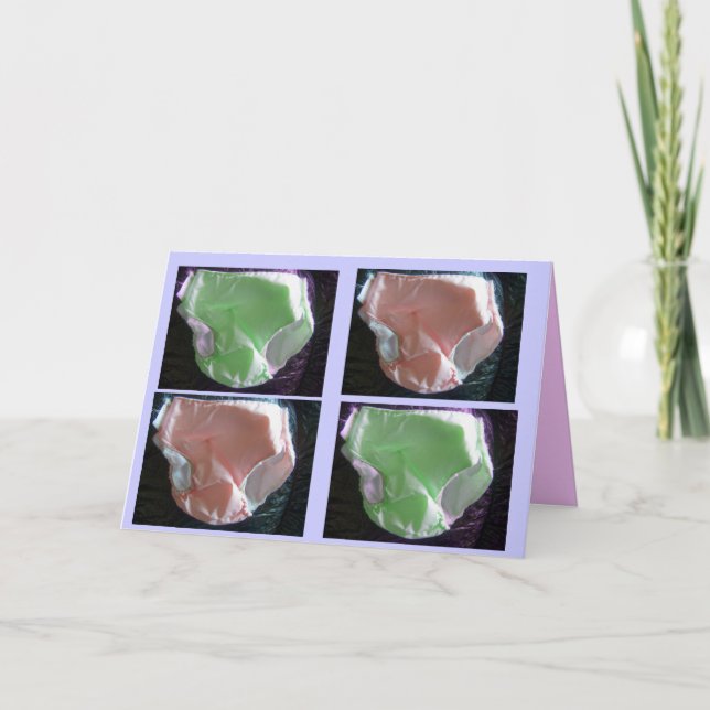 Du behöver blöjor...massor! kort (Framsida)