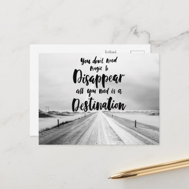 Du behöver inte Magic för att gå ur Vykort (Fram/Back In Situ)