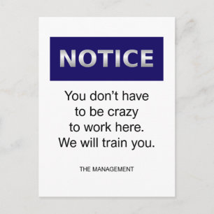 Du behöver inte vara galen för att märka roligt vykort