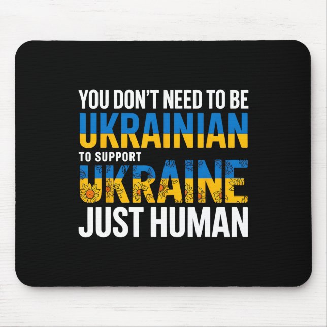 Du behöver inte vara ukrainare för att stödja Ukra Musmatta (Framsidan)