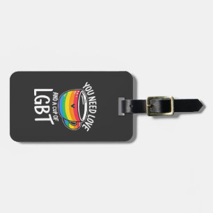 Du behöver Kärlek och en Kopp av HBT-Pridet Måndag Bagagebricka