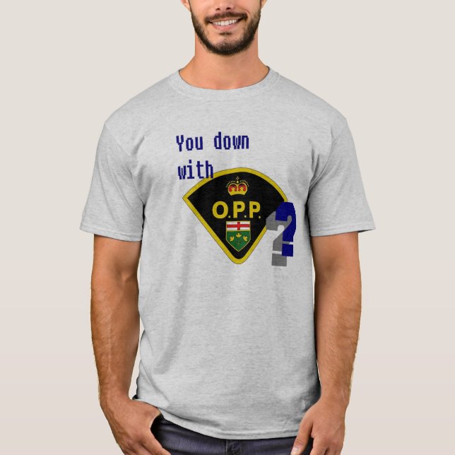 Du besegrar med O.P.P? Tee Shirt (Framsida)