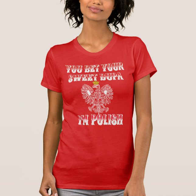DU BET DIN SVENSKA DUPA JAG ÄR POSH T-Shirt (Framsida)