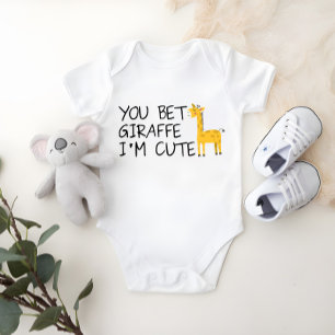 Du Bet Giraffe, jag är Cute Baby T Shirt