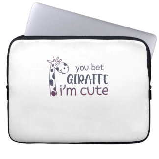 Du Bet Giraffe, jag är Cute Laptop Fodral