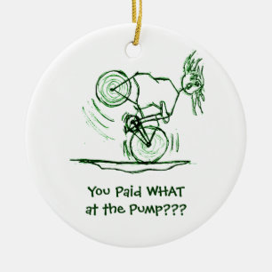 Du betalade VAD på pumpa??? Julgransprydnad Keramik