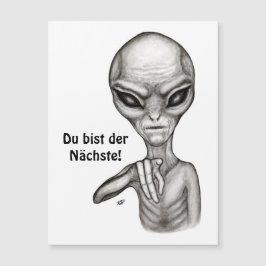 Du bist der Nächste! Magnetiskt kort