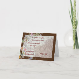 ”Du blev lagd i en grav” Gratulationskort Kort