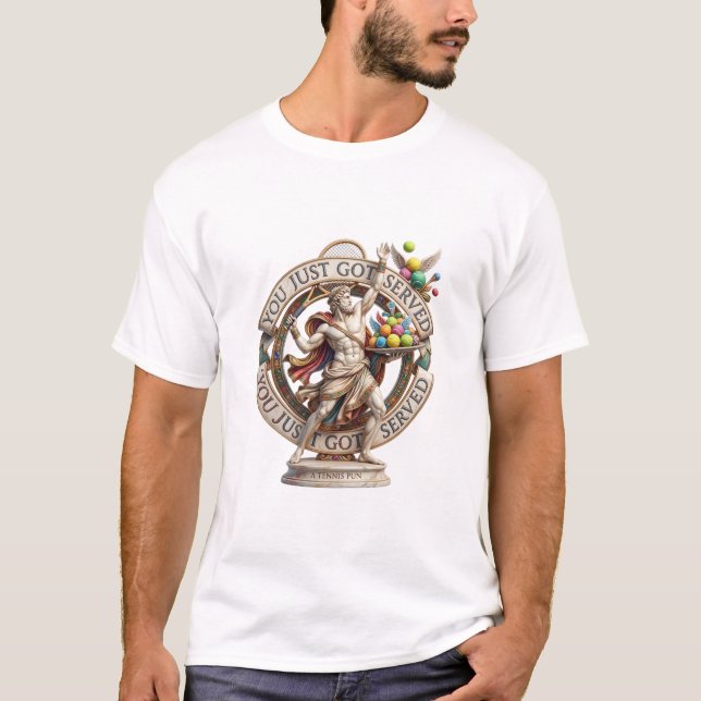 DU BLEV NYSS SERVERAD T SHIRT (Framsida)