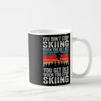 Du Bli Gammal När Du Slutar Ski - Vintersporter L Kaffemugg
