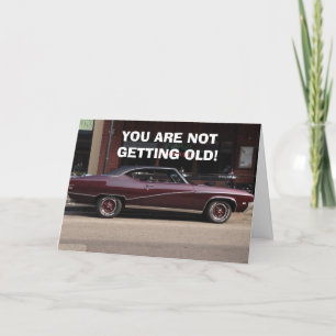 DU BLIR ETT KLASSISKT BIRTHDAY-KORT KORT