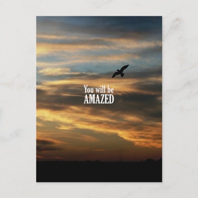 Du blir förvånad vykort (Framsida)