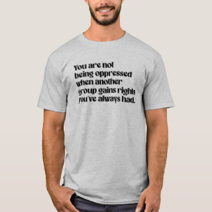 Du blir inte förtryckt t shirt
