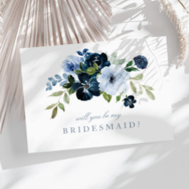 Du blir min bridesmedalj... -blommigt... inbjudan vykort