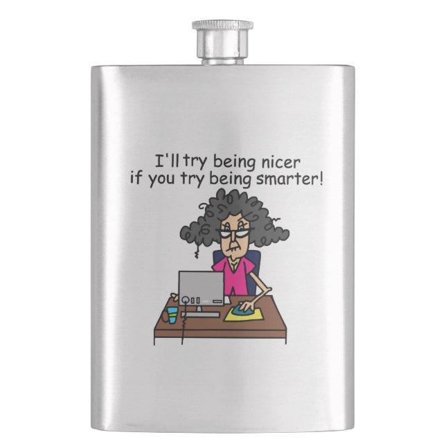 Du blir smartare om jag är nyfiken fickplunta (Framsidan)