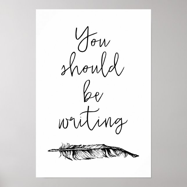 Du bör skriva poster (Framsidan)