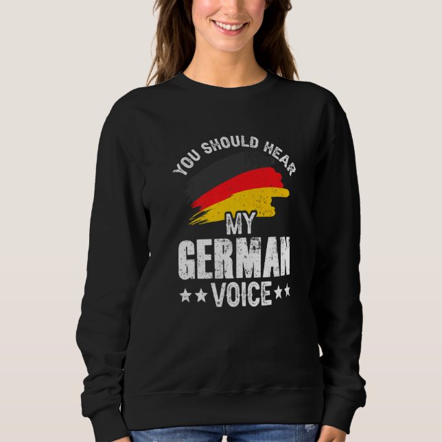 Du borde höra min tyska röstlärare Tyskland Sc T Shirt (Framsida)