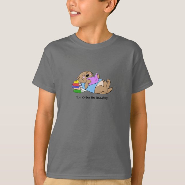 Du borde läsa! t shirt (Framsida)