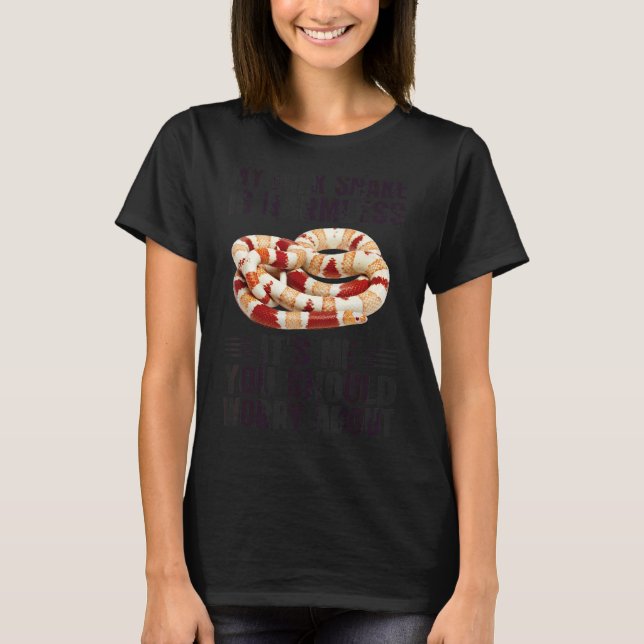 Du borde oroa dig för Mjölk-snake T Shirt (Framsida)