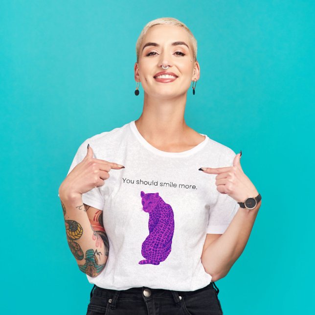 Du borde sälja mer kvinnligt Shock rosa Leopard T Shirt (Skapare uppladdad)
