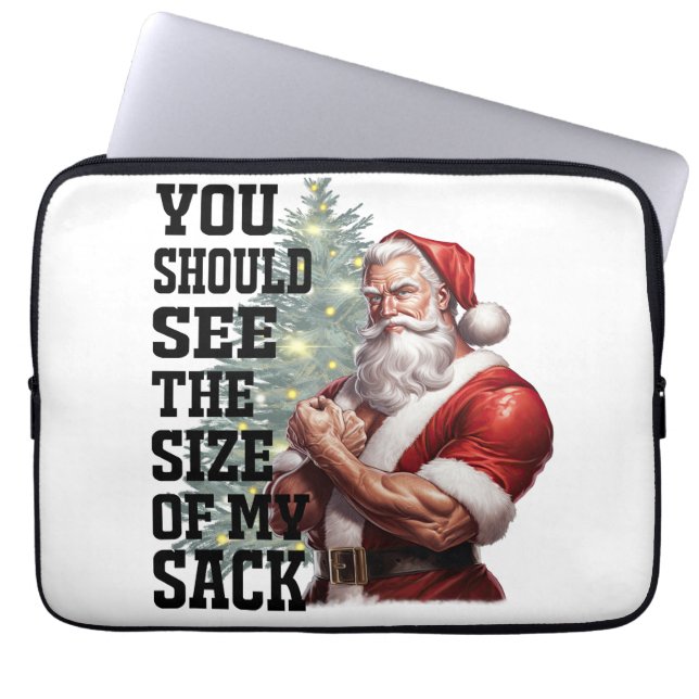 Du borde se Storleka på min säck Laptop Fodral (Framsidan)