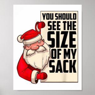 Du borde se Storleka på min sack-underbara julklap Poster