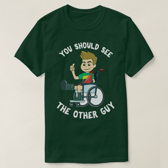 Du borde träffa den andre killen t shirt (Design framsida)