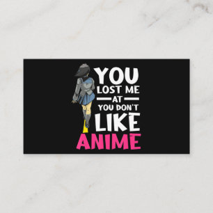 Du Borttappad mig Djuren Clothing Manga Cosplay Ot Visitkort