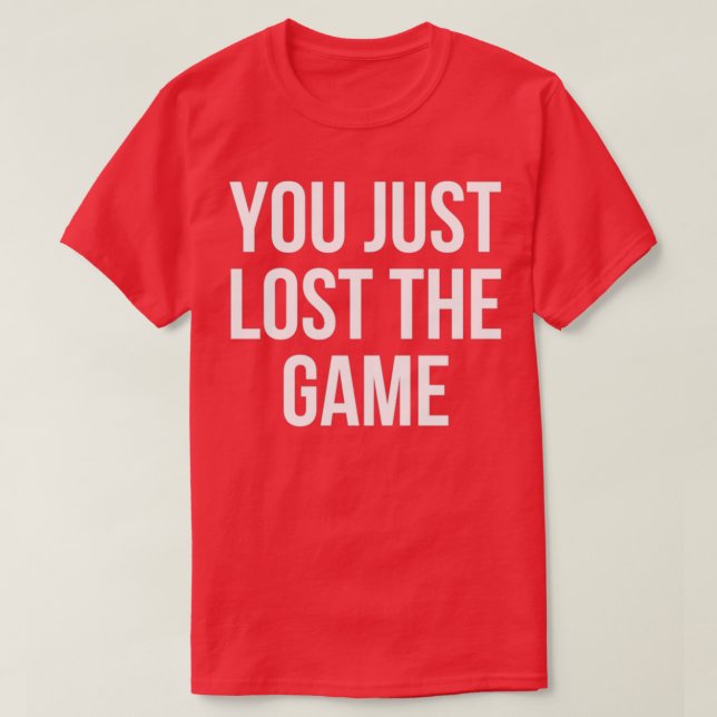 Du Borttappadar bara spelet T Shirt (Design framsida)