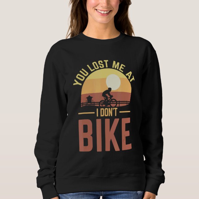 Du Borttappadar mig på att jag inte vill cykla. T Shirt (Framsida)