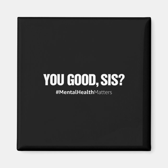 Du Bra Syrran Mental Health Human Brain Counselor  Magnet (Framsidan)