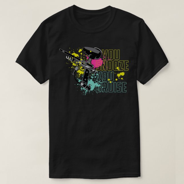 Du Bruise Paintball Player Gift T Shirt (Design framsida)