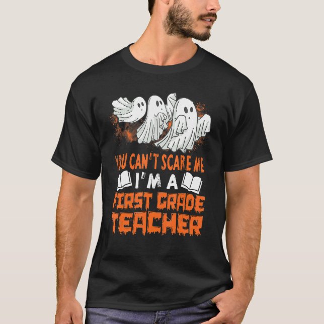 Du Canu2019t Skrämmer mig Iu2019m A First Klass Te T Shirt (Framsida)