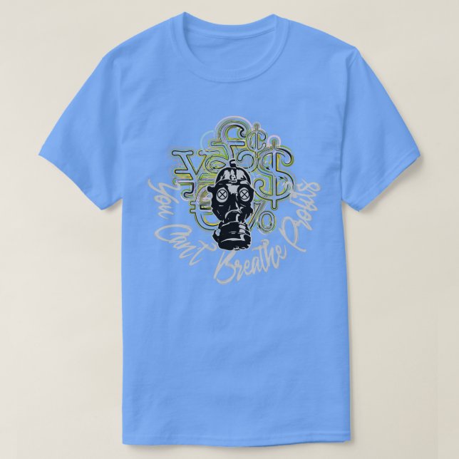Du Canx27t Breathe-vinst T Shirt (Design framsida)