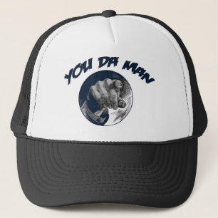 Du Da bemannar designbaseballmössan Truckerkeps
