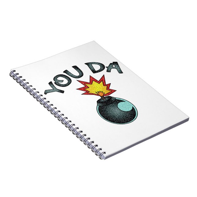 Du Da Glitter Bomb Anteckningsbok (Högra Sidan)