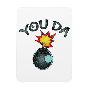 Du Da Glitter Bomb Magnet